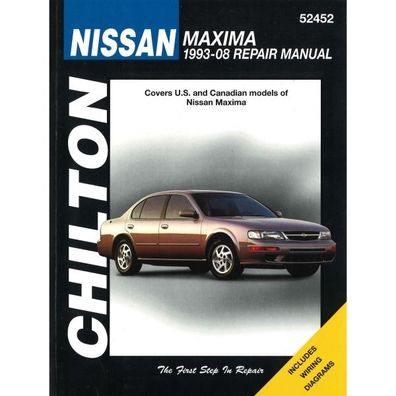 Nissan Maxima 1993-2008 USA US Kanada Canada Import Reparaturanleitung Chilton