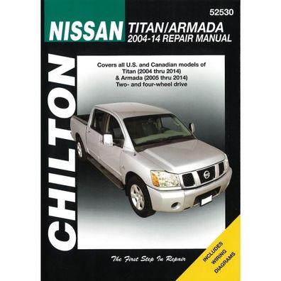 Nissan Titan Armada 2004-2014 USA US Import Reparaturanleitung Chilton