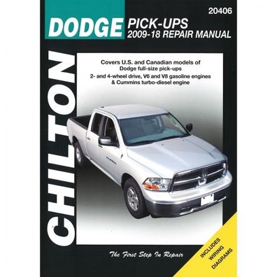 Dodge Pick-Ups 2009-2018 USA US Kanada Pick-Up V6 V8 Reparaturanleitung Chilton