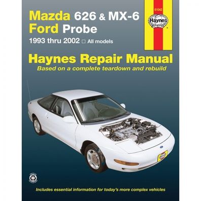 Mazda 626 MX-6 / Ford Probe 1993-2002 4-Zylinder USA Reparaturanleitung Haynes