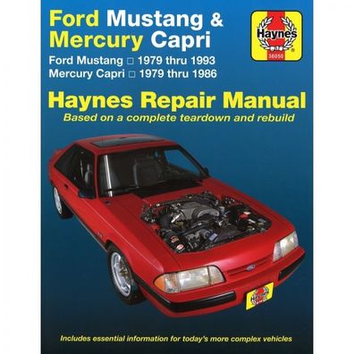 Ford Mustang Mercury Capri 1979-1993 USA US Import Reparaturanleitung Haynes
