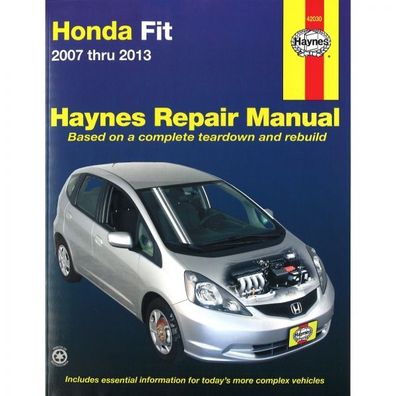 Honda Fit 2007-2013 Reparaturanleitung Haynes