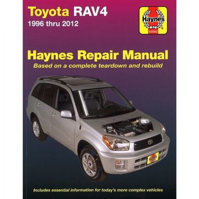 Toyota RAV4 (1996-2012) Reparaturanleitung Haynes