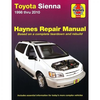 Toyota Sienna 1998-2010 Reparaturanleitung Werkstatthandbuch Haynes