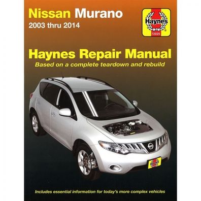 Nissan Murano 2003-2014 Reparaturanleitung Werkstatthandbuch Haynes