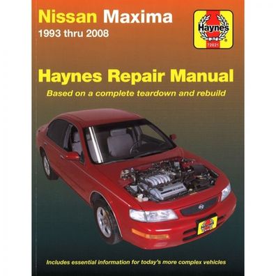 Nissan Maxima 1993-2008 Reparaturanleitung Werkstatthandbuch Haynes