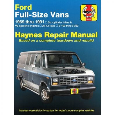 Ford E100 E350 Econoline Van 1969-1991 Reparaturanleitung Haynes