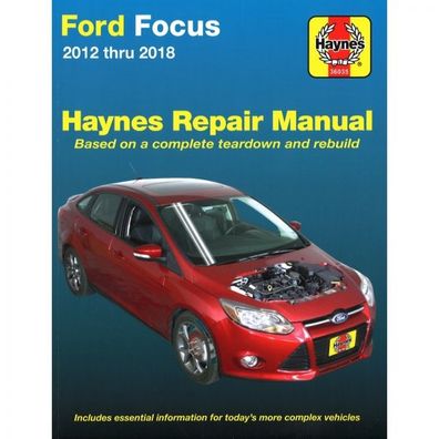 Ford Focus 2012-2018 Reparaturanleitung Werkstatthandbuch Haynes
