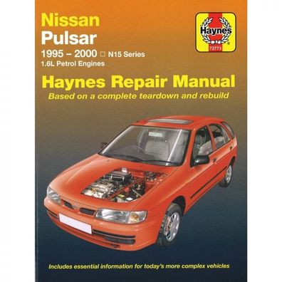 Nissan Pulsar 1995-2000 Reparaturanleitung Werkstatthandbuch Haynes