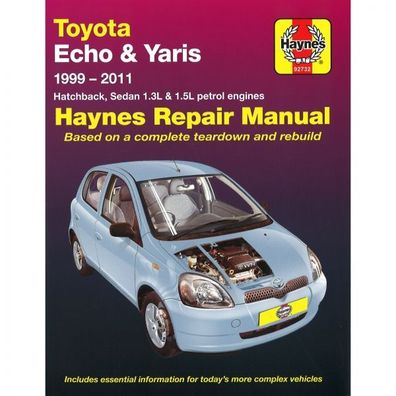 Toyota Echo & Yaris 1999-2011 Reparaturanleitung Werkstatthandbuch Haynes