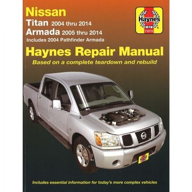 Nissan Titan Armada Pathfinder 2004-2014 Reparaturanleitung Haynes