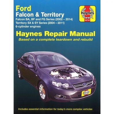 Ford Falcon Territory 2002-2014 Reparaturanleitung Werkstatthandbuch Haynes