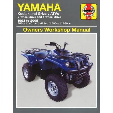 Yamaha Kodiak Grizzly ATV (1993-2005) Quad Reparaturanleitung Haynes