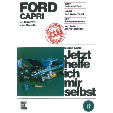 Ford Capri alle Modelle (ab März 1978) Reparaturanleitung Motorbuch Verlag JHIMS