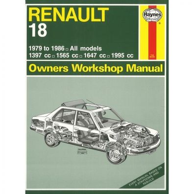Renault 18 Limousine Kombi 1979-1986 Reparaturanleitung Haynes