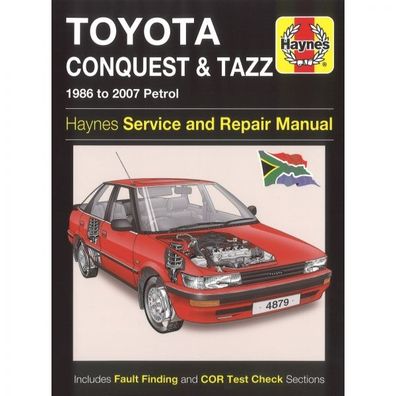 Toyota Conquest & Tazz Benzin 1986-2007 Reparaturanleitung Haynes
