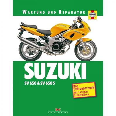 Suzuki SV 650 & SV 650 S (1999-2002) Motorrad Wartungs-/ Reparaturanleitung