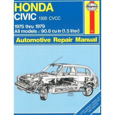 Honda Civic 1500 CVCC 1975-1979 Reparaturanleitung Werkstatthandbuch Haynes