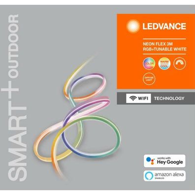 Ledvance - SMART+ Neon Flex 18W/ RGBTW 3 Meter im Freien WiFi - S