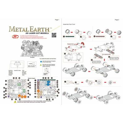 METAL EARTH 3D-Puzzle Lunar Rover