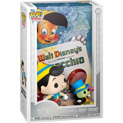 Disney POP! Movie Poster & Figur Pinocchio 9 cm