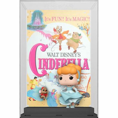 Disney's 100th Anniversary POP! Movie Poster & Figur Cinderella 9 cm