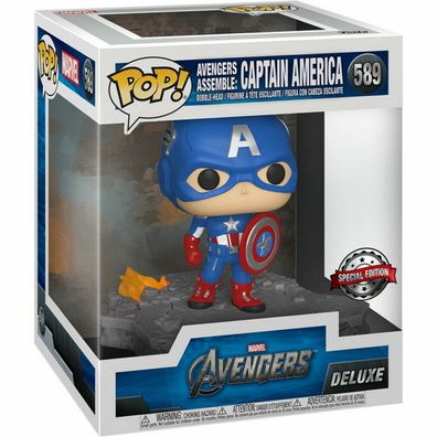 POP Figur Marvel Avengers Captain America Assemble Exklusiv