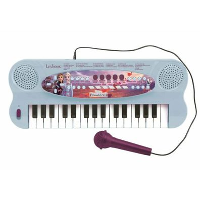 Lexibook - Disney Frozen - Elektronisches Keyboard mit Mikrofon (32 Tasten) (K703FZ)