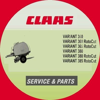 Betriebsanleitung Claas Variant 360-385 Roto Cut Rundballen Presse