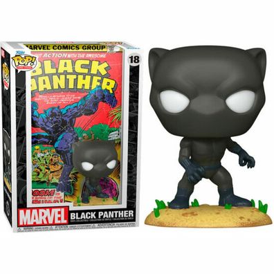 Marvel POP! Comic Cover Vinyl Figur Black Panther 9 cm