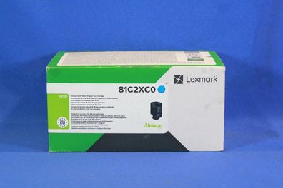 Lexmark 81C2XC0 Toner Cyan -A