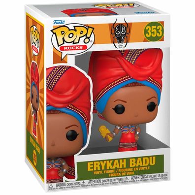 Erykah Badu POP! Rocks Vinyl Figur Erykah Badu(Tyrone) 9 cm