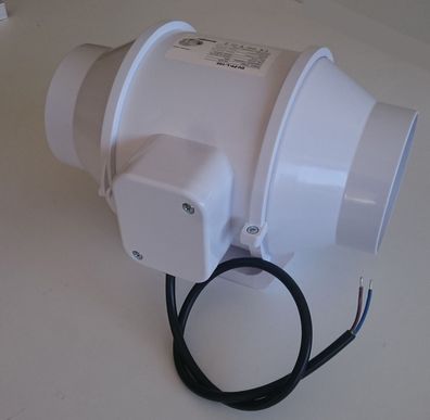 Ventilator Kanalventilator Kanallüfter Rohrlüfter 125mm 2 Stufen- Drehzahlregler