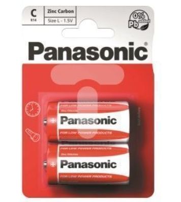 Panasonic R14 Batterie, 2 Stück - Energielieferant