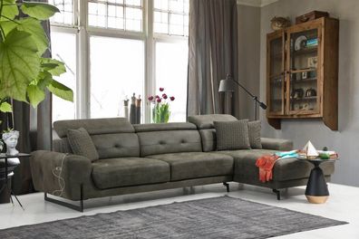 Relax Ecksofa L-Form Luxus Möbel Wohnzimmer Eck Sofa Couch Polster Modern Neu