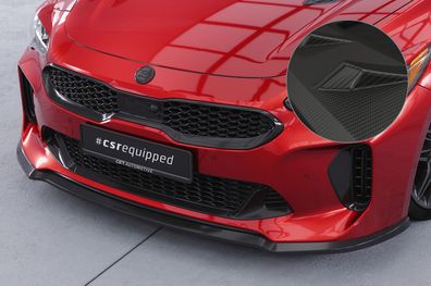 CSR Cup-Spoilerlippe mit ABE für Kia Stinger GT 2017- CSR-CSL426-M Carbon Look matt
