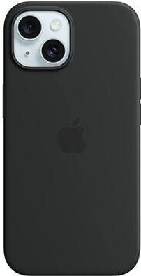 Apple MT0J3ZM/ A Magsafe Silikon Cover Hülle für iPhone 15 - Schwarz