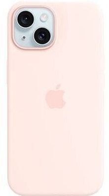 Apple MT3G3ZM/ A Magsafe Silikon Cover Hülle für iPhone 15 - Hellrosa