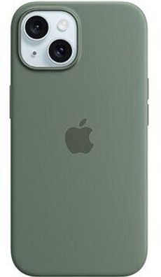 Apple MT0X3ZM/ A Magsafe Silikon Cover Hülle für iPhone 15 - Zypern Grün