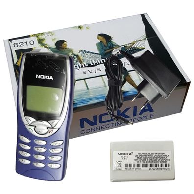 Nokia 8210i Ohne Simlock Handy BLAU blue Mit OVP Neu AKKU