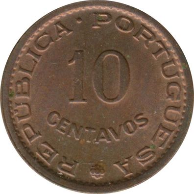 Mosambik 10 Centavos 1960 portugisische Überseeprovinz*