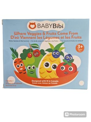 BabyBibi Soft Baby Buch, Touch & Feel Stoffbücher für Babys, Kleinkindbücher