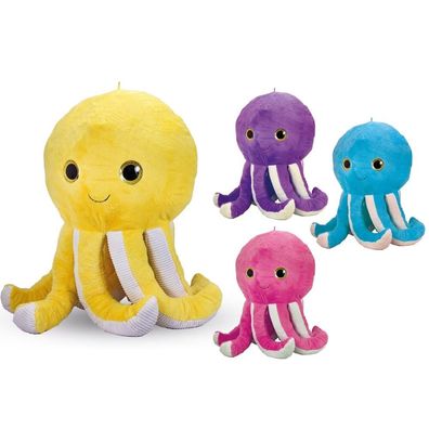 4 Stück Riesen Octopus Kuscheltier - ca. 60 cm sitzend