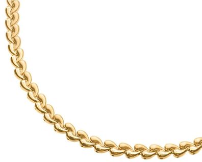 Boccia Schmuck Damen-Halskette Titan Goldplattiert 08072-03