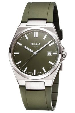 Boccia Herren-Armbanduhr Titan Grün 3667-02