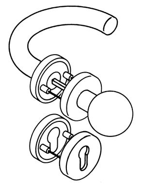 HEWI Wechselgarnitur 115.23R/123.23R/305.23R/306.23 Maigrün