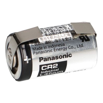 Panasonic Photobatterie CR2 Lithium 3V 850mAh U-Lötfahne