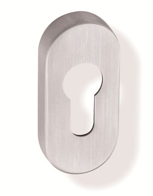 HEWI FS-Schlüsselros., H-Tech, ohne Nocken, matt-schliff