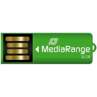 MediaRange USB-Stick PAPER-CLIP grün 32 GB