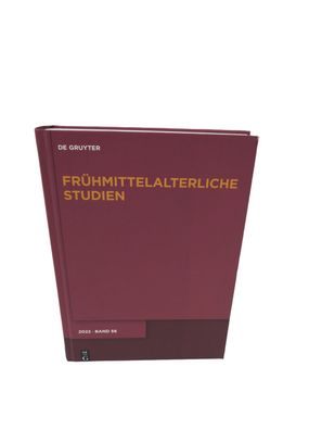 Frühmittelalterliche Studien 2022 Band 56 Buch Wolfram Drews, Bruno Quast